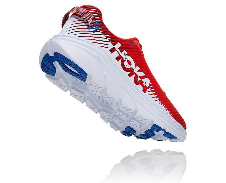 Zapatillas Running Hoka One One Hombre - Rincon 2 - Rojas/Blancas - SYX549610